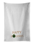 Ecuadorian Hairless Dog - Dog Face Happy Holidays Christmas Kitchen Towel Set of 2