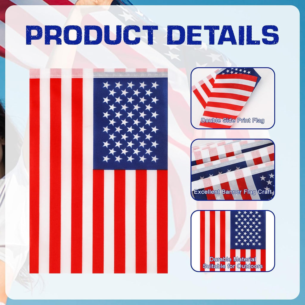 50-Piece American Flag String Banner (52.5 FT)