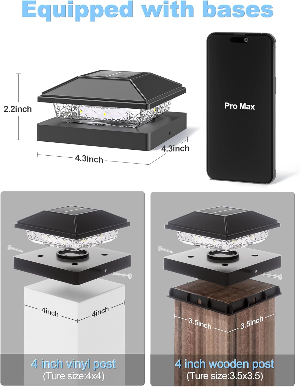 LumiGuard™ | Executive Solar Post Caps